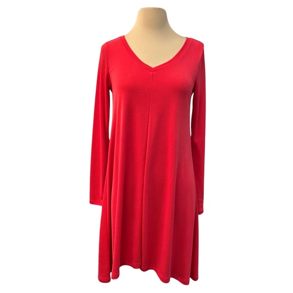Fresh Produce Ribbed Swing Dress Size: XSmall Modal & Spandex - Picture 3 of 7